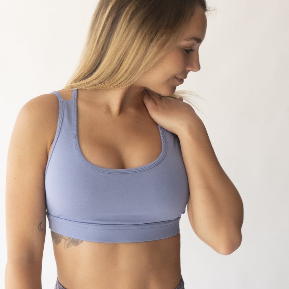 Ptula Anessa Sports Bra - Dusted Periwinkle (XL)